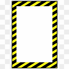 Blank Caution Tape Png - Vertical Caution Sign, Transparent Png - construction tape png