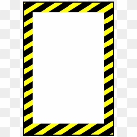 Blank Caution Tape Png - Vertical Caution Sign, Transparent Png - vhv