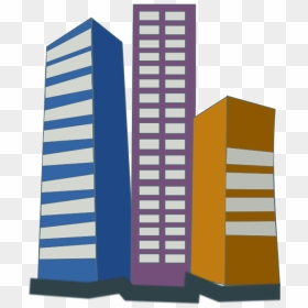 This Graphics Is Real Estate Icon About Building, City, - La Estela De Luz, HD Png Download - city building png