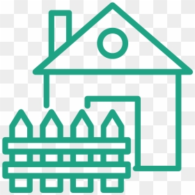 House And Tree Outline, HD Png Download - yard sale png
