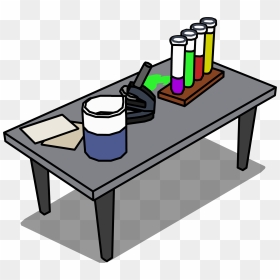 Lab Clipart Lab Bench, Lab Lab Bench Transparent Free - Science Lab Table Clipart, HD Png Download - lab png