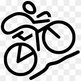 Cycling Mountain Biking - Symbol Mountain Biking, HD Png Download - mountain bike png