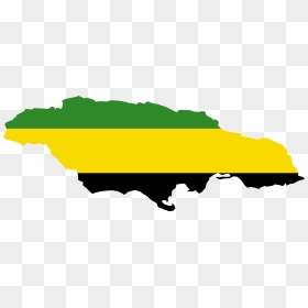 Transparent Jamaica Flag Png - Jamaica Map Vector Png, Png Download - jamaica flag png