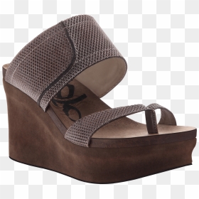 Brookfield Wedge In Pewter Mesh - Slide Sandal, HD Png Download - high heels png