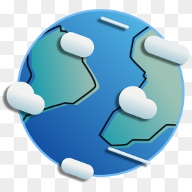 A Stylized Version Of The Earth With Clouds, HD Png Download - native american png