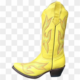 Planet Cowboy Yellow Boot - Women's Yellow Western Boots, HD Png Download - cowboy boots png