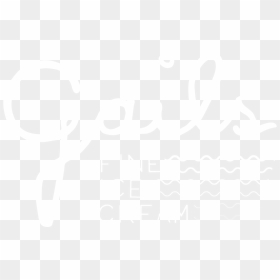 Gails Fine Ice Cream - Johns Hopkins Logo White, HD Png Download - squiggle png