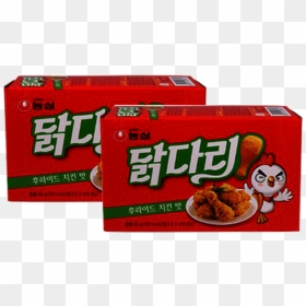 농심 닭다리 후라이드 치킨 맛 66g, HD Png Download - chicken leg png