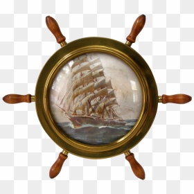 V - 6 - 4 575 - 6 Kbyte - - Wide - The Ship"s Wheel - Scuderie Del Quirinale, HD Png Download - ship wheel png