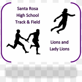 Srhs Track And Field - Track And Field Silhouette Clipart, HD Png Download - track and field png