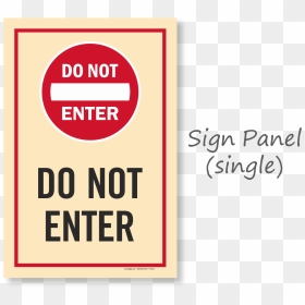 Not Enter Sign, HD Png Download - do not enter png