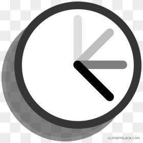 Ticking Clock Tools Free Black White Clipart Images - Ticking Clock Clip Art Transparent, HD Png Download - clock clipart png