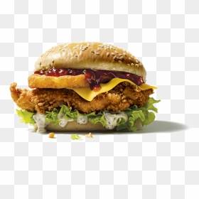 Kfc Burger Png Pic - Kfc Christmas Burger, Transparent Png - kfc png