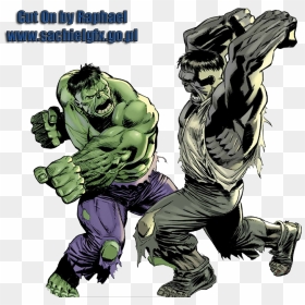 Fight The Hulk , Png Download - Savage Hulk Vs Grey Hulk, Transparent Png - the hulk png