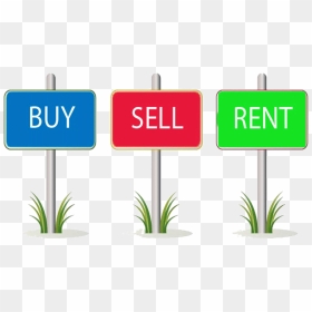 Buy And Sell Download Png - Buy Sell And Rent, Transparent Png - for sale sign png