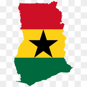 Thumb Image - Ghana Flag Map, HD Png Download - jamaica flag png