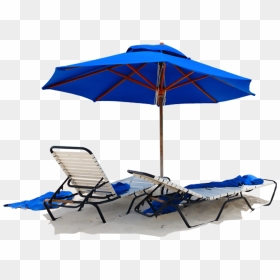 Beach Chair And Umbrella Png, Transparent Png - sea png