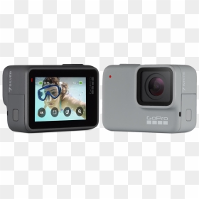 Gopro Release The Hero7 Silver And Hero7 White To Accompany - Hero7 Gopro 7 Silver, HD Png Download - gopro png