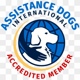 Adi Accredited Circle Logo - Service Dog Certification Adi, HD Png Download - people walking dog png