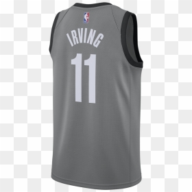 Kyrie Irving Transparent Jersey Nets, HD Png Download - brooklyn nets logo png