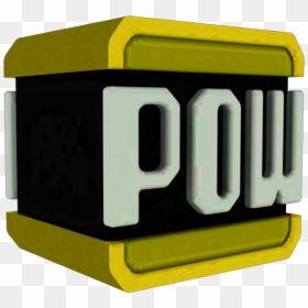 Golden Pow Block Model, HD Png Download - wii u png