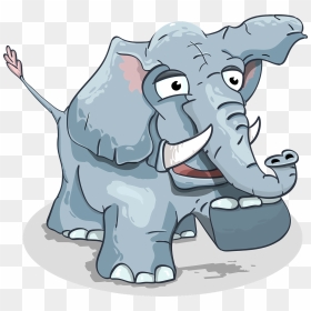Gambar Kartun Anak Gajah, HD Png Download - baby elephant png