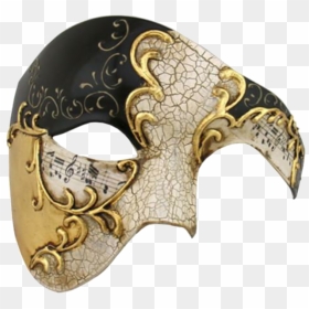 Phantom Of The Opera Masks, HD Png Download - masquerade masks png