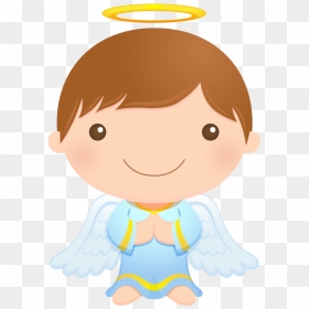 Cherub Angel First Communion Clip Art - Baby Boy Angel Png, Transparent Png - baby boy png