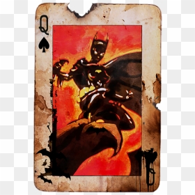 Cards 0003 Batgirl - Painting, HD Png Download - batgirl png