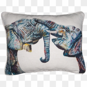 Baby Elephant Cushions "bahati & Bashasha - Cushion, HD Png Download - baby elephant png