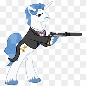 Mtriton, Fancypants, Gun, Pistol, Safe, Simple Background, - Pony Fancy Pants, HD Png Download - cartoon gun png