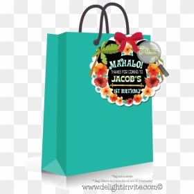Mickey And Minnie Hawaiian Luau Party Favor Tags - Portable Network Graphics, HD Png Download - luau png