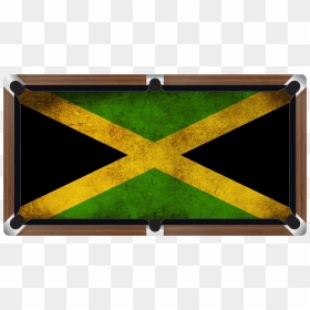 Jamaican Flag Custom Made Printed Pool Snooker Billiard - Graffiti Wildstyle, HD Png Download - jamaica flag png