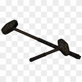 Skyrim Se Hammer Mod, HD Png Download - thor's hammer png