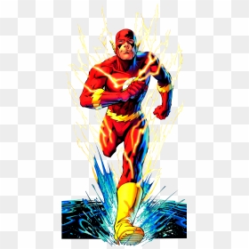 Eobard West Flash Thawne Wally The Superman Clipart - Andy Kubert Flash, HD Png Download - superman.png