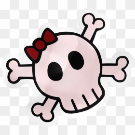 Pirates Clipart Animation - Pirate Skull Cartoon, HD Png Download - pirate skull png