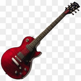 Red Guitar Png, Transparent Png - guitar.png