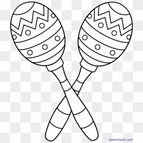 Maracas Black And White, HD Png Download - maraca png
