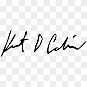 Firma De Kurt Cobain - Nirvana Kurt Cobain Signature, HD Png Download - kurt cobain png
