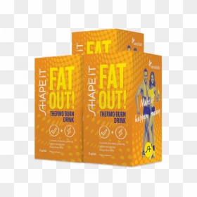 Fat Out Thermo Burn Drink 1 2 Free - Book Cover, HD Png Download - burned paper png