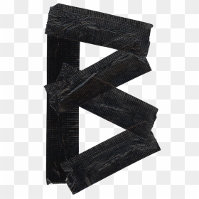 Letter B Of The Black Tape Font - B Fonts Png, Transparent Png - black tape png