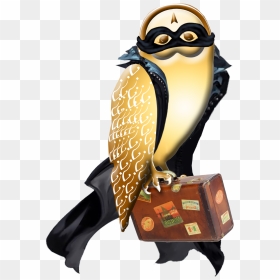 Owl Bandit No Gun - Penguin, HD Png Download - cartoon gun png