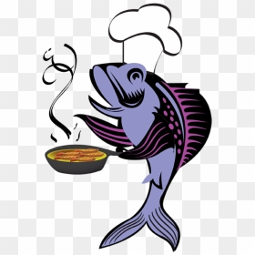 Graphic Transparent Library - Clipart Fish Fry, HD Png Download - fish fry png