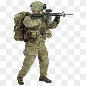 Soldiers Clipart Foji - Soldier With Transparent Background, HD Png Download - american soldier png