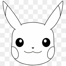 Pikachu Face Png - Pikachu Face Coloring Page, Transparent Png - pikachu face png