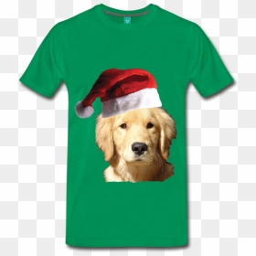 Politicstosports Christmas Golden Retriever - Companion Dog, HD Png Download - golden retriever png