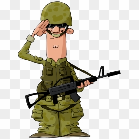 Military Clipart Canadian Soldier - Caricatura Imágenes De Soldados, HD Png Download - american soldier png