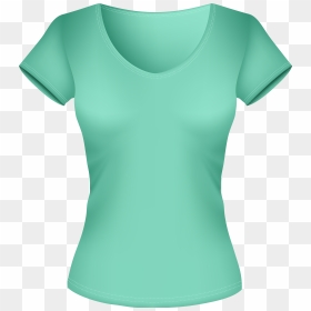 Female Green Shirt Png Clipart - Female Shirt Png Transparent, Png Download - shirt.png