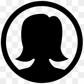 Female Shadow Circle - Female Icon Png Transparent, Png Download - female png