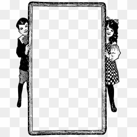 Little Boy And Girl Frame Clip Arts - Boy And Girl Frames, HD Png Download - little boy png